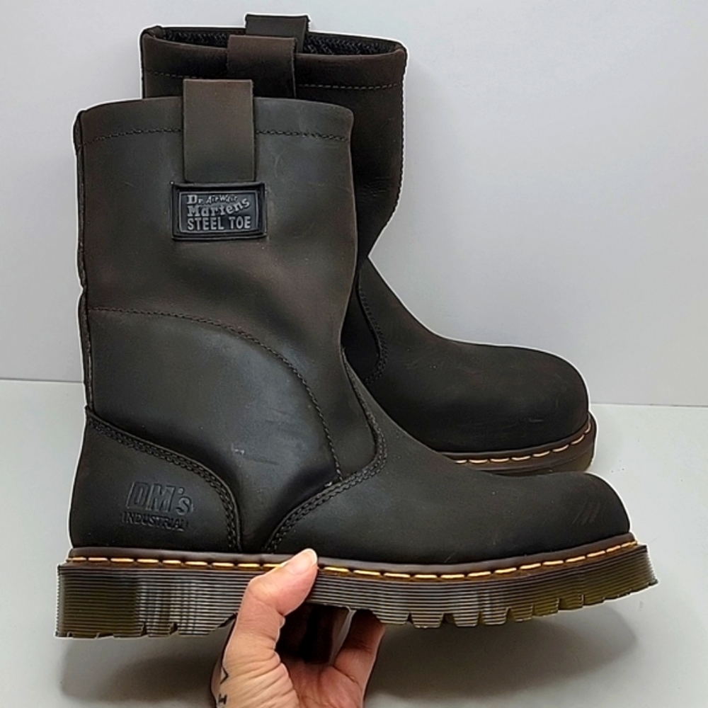 Dr. Martens | Work 2295 Rigger steel toe leather boots | MENS 8/WMS 9.5 - Picture 1 of 9